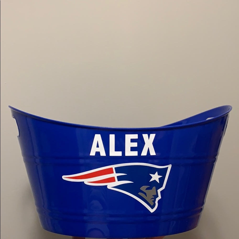 Personalized Patriots Easter basket/ bucket